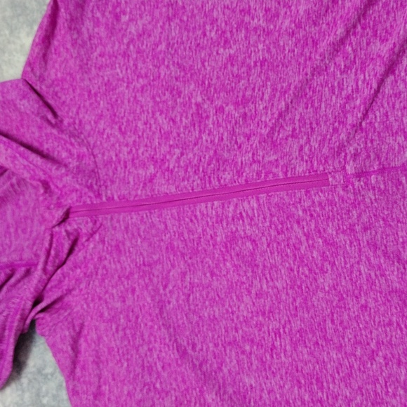 90 Degree By Reflex Magenta Cropped Hoodie Zipper Long Sleeve Sport L - Picture 3 of 8